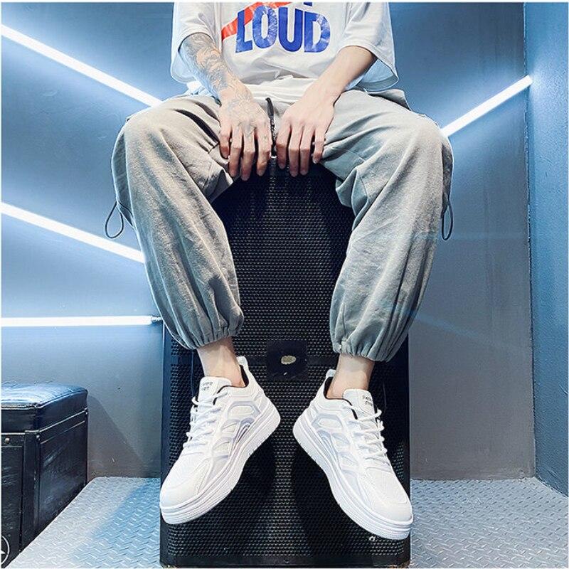 Pantofi Sport de Toamnă pentru Bărbați, Noi, din Plasă Respirabilă, cu Platformă Înaltă, pentru Studenți, Tenis, Baschet, Tendință de Modă Masculină, Adidași Casual