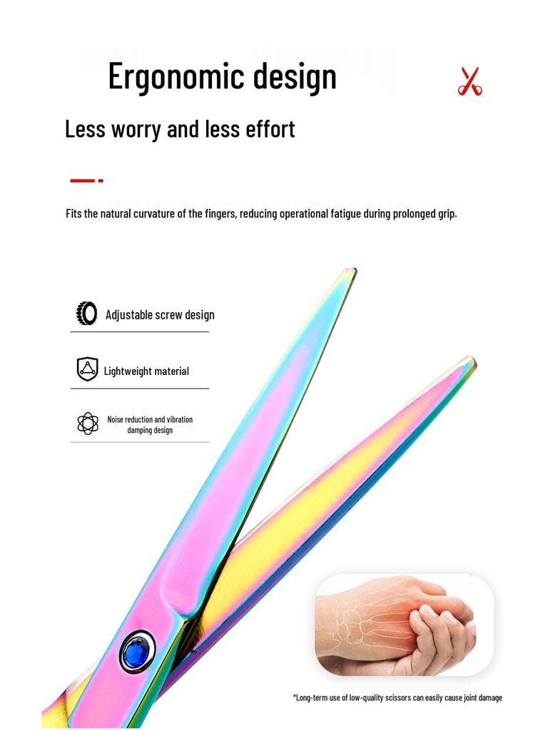 Mavi Pırlanta Profesyonel Saç Kesim Makası Seti: Eğik Sap, Düz Kesim, Kakül İncelten Makas