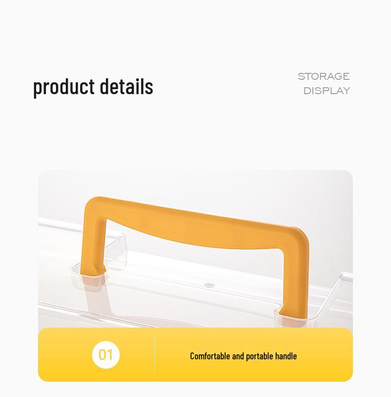 Transparente Lange Schmale Aufbewahrungsbox für Lötkolben und Werkzeuge