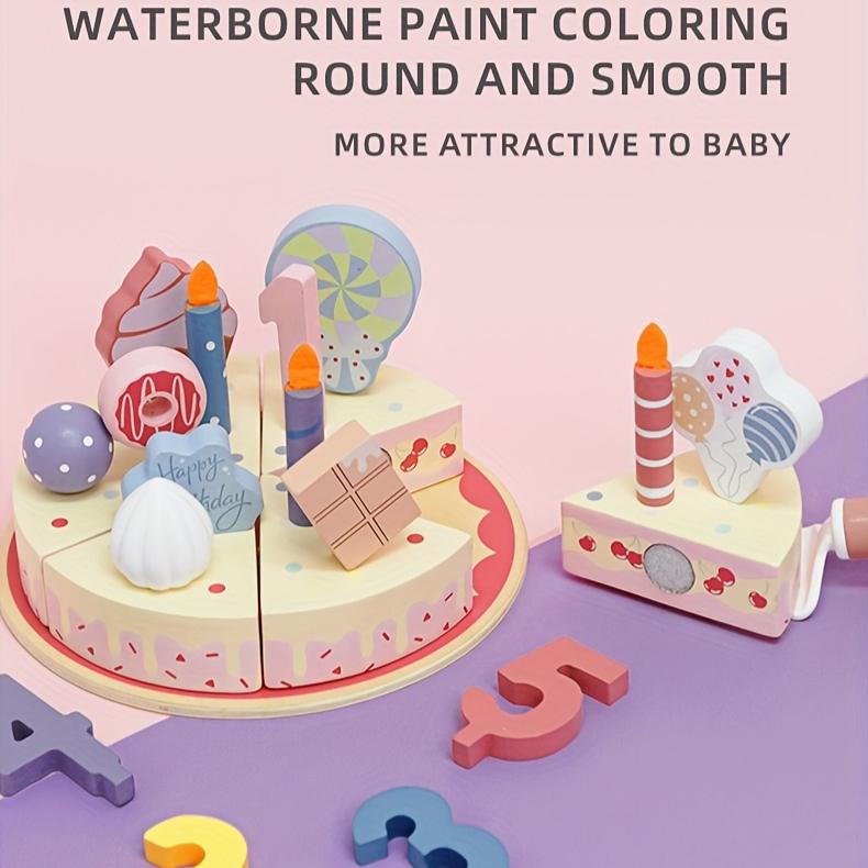 DIY Birthday Cake Simulation Birthday Scene Role Play Interactive Game Free Arrangement Accessories Develop Imagination And Aesthetic Skills