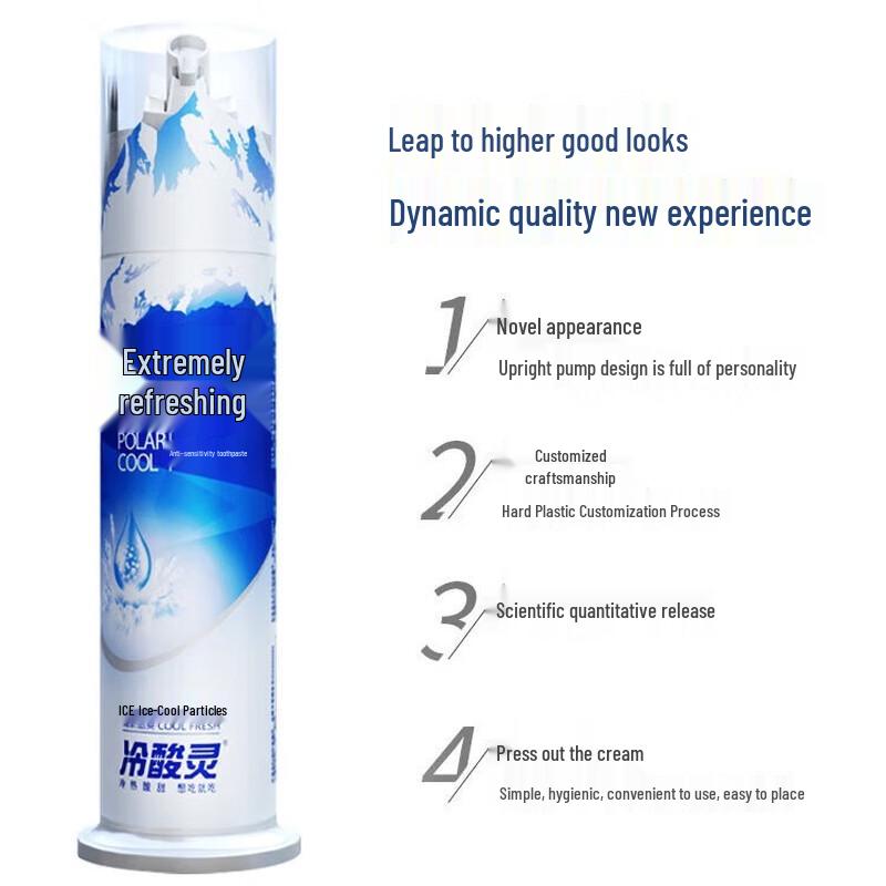 Cold Sore Ling Polar Fresh Anti-Sensitive Pump Toothpaste