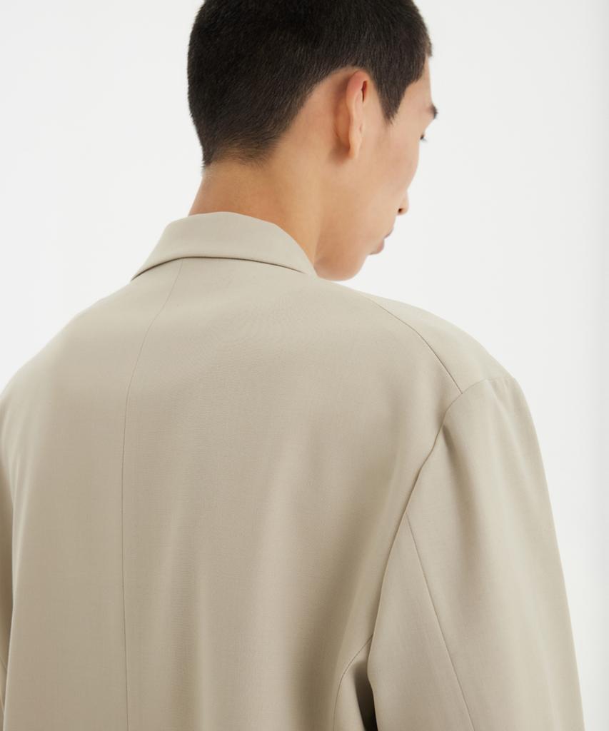 Youth Double Breasted Jacket - Light Beige