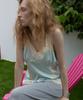 Asula Moon Satin Top (Mint)