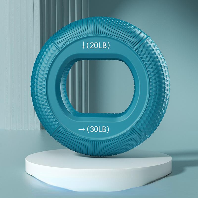 Impugnatura a Mano Regolabile in Silicone 20-80LB Anello di Presa Dita Avambraccio Espansore Carpale Allenamento Muscolare Esercizio Palestra Fitness