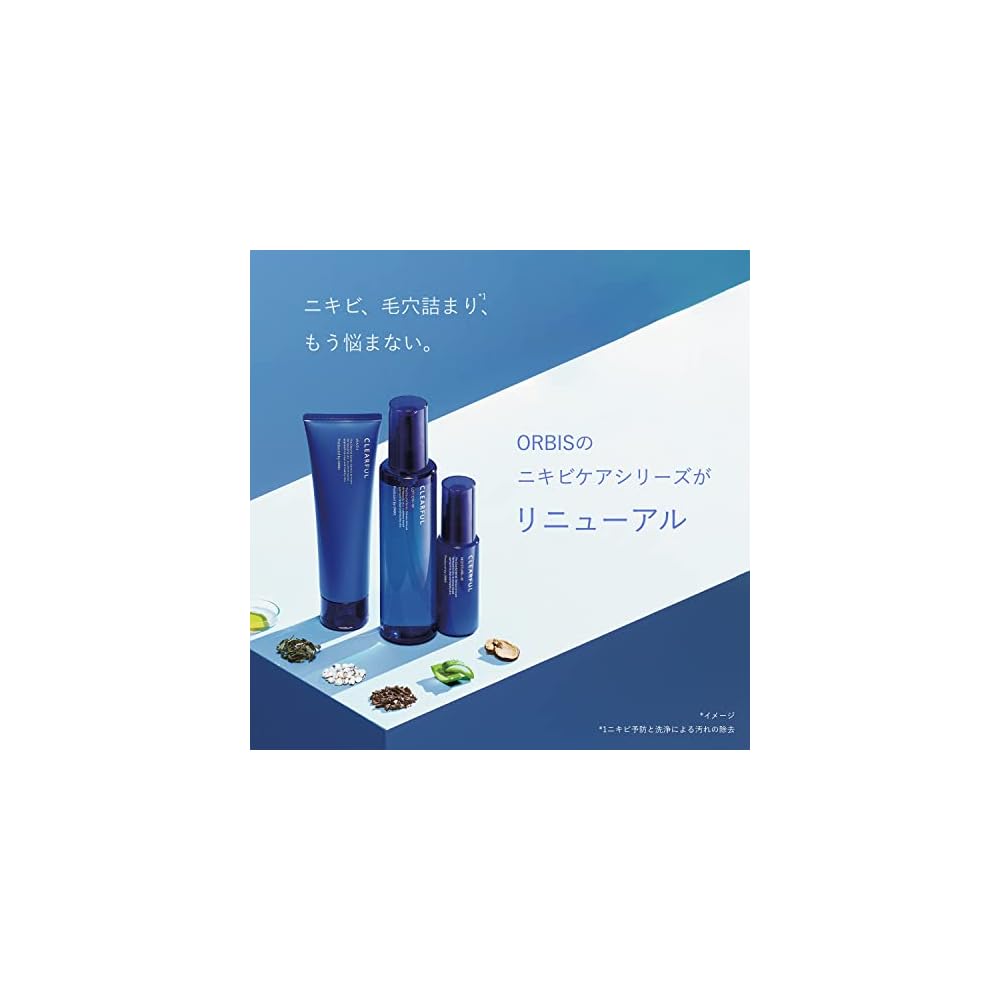 ORBIS Clearfull Wash (Quasi-drug) - Rich Foam Facial Cleanser - Anti-Acne, for Acne-Resistant,