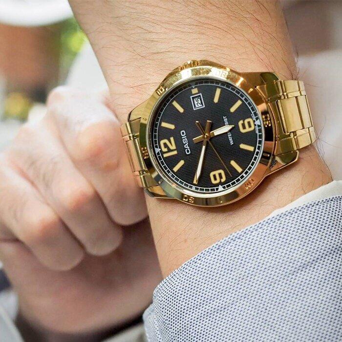 MEN'S WATCH CASIO MTP-VD01G-1B + BOX
