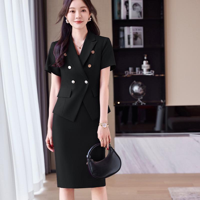 Women's Elegant Business Suit Set for Reception, Sales, or Salon Workwear