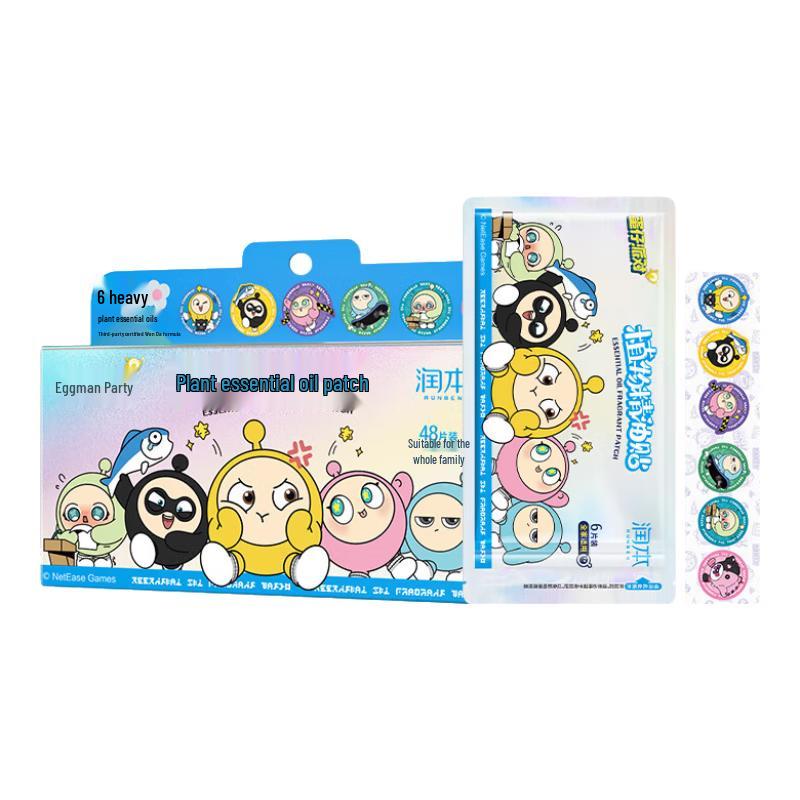 

Runben Cartoon Plant Essential Oil Patches