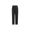 Seasonal Sportswear Striped Color Block Loose Knit Sports Pants Women Pants Black IM8706