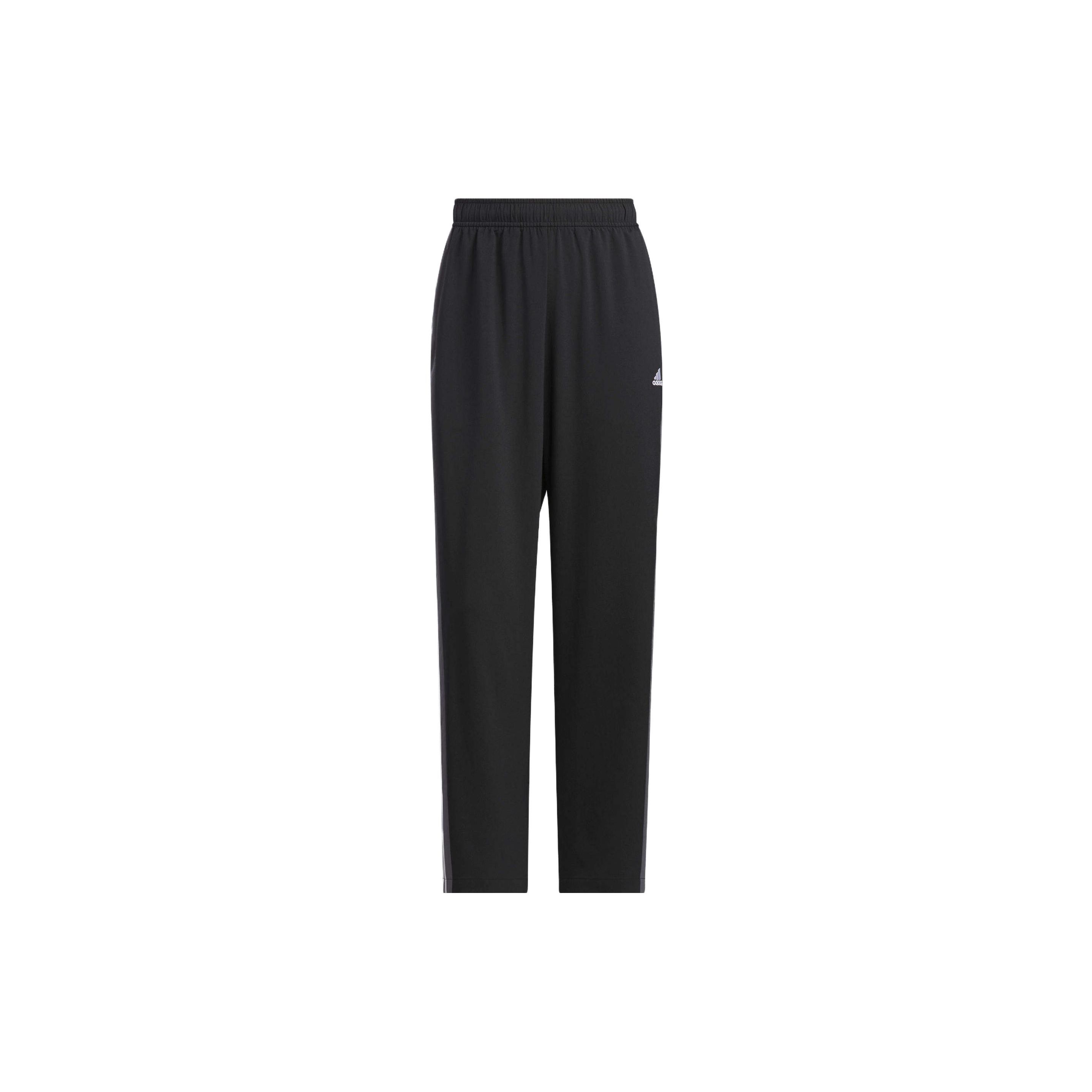 

Adidas Seasonal Sportswear Striped Color Block Loose Knit Sports Pants Women Pants Black IM8706 M