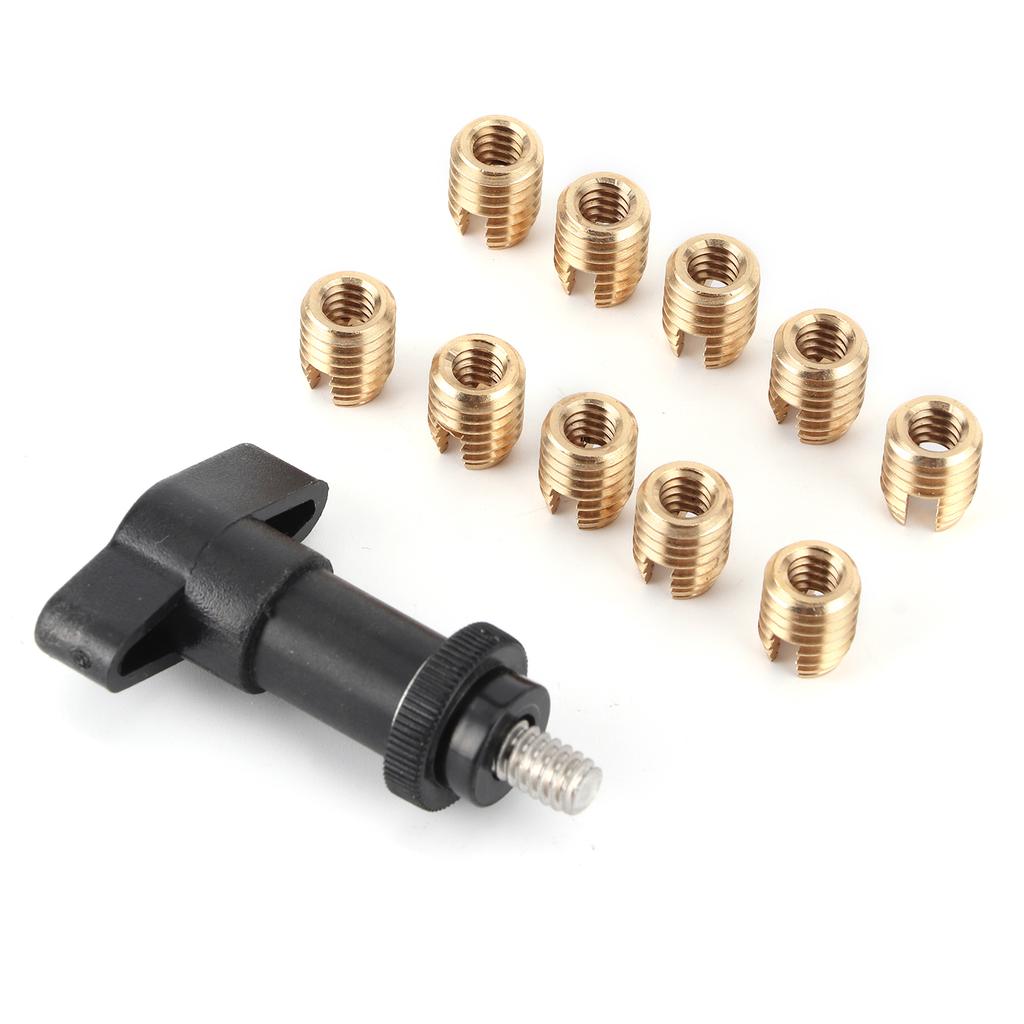 Motorcycle Fairing Insert Repair Kit Brass Bolts Screws WTHandle Installation Tool for Batwing Type