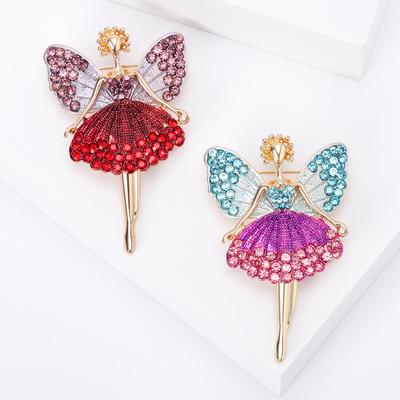 Ballet Girl Dance Japan And Korea Personality Sweet Atmosphere Age Reduction Brooch Pin Sweater Jacket Accessories