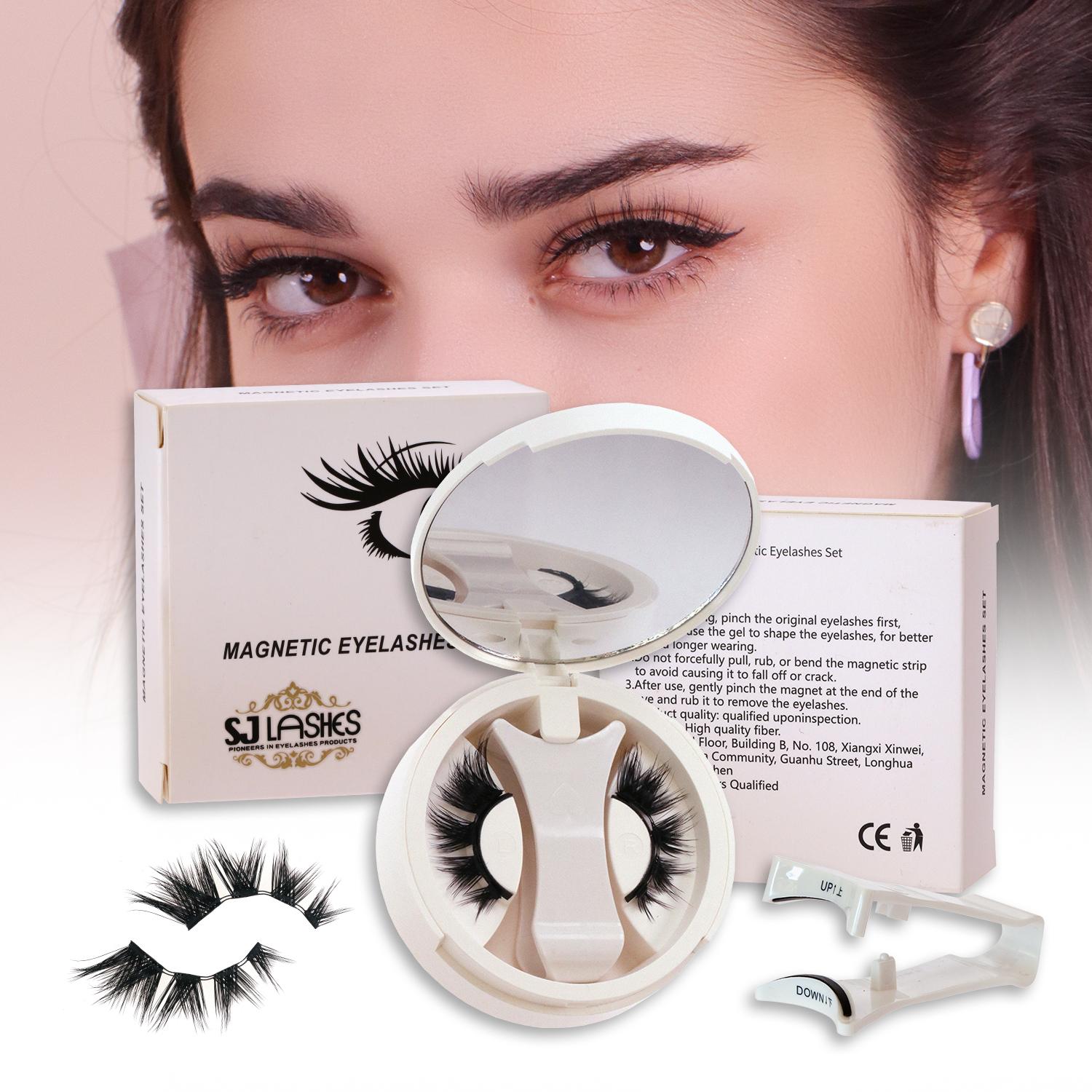 Mini Half Magnetic Lashes Magnetic Strip Eyelash Wholesale Magnetic Eyelashes #01