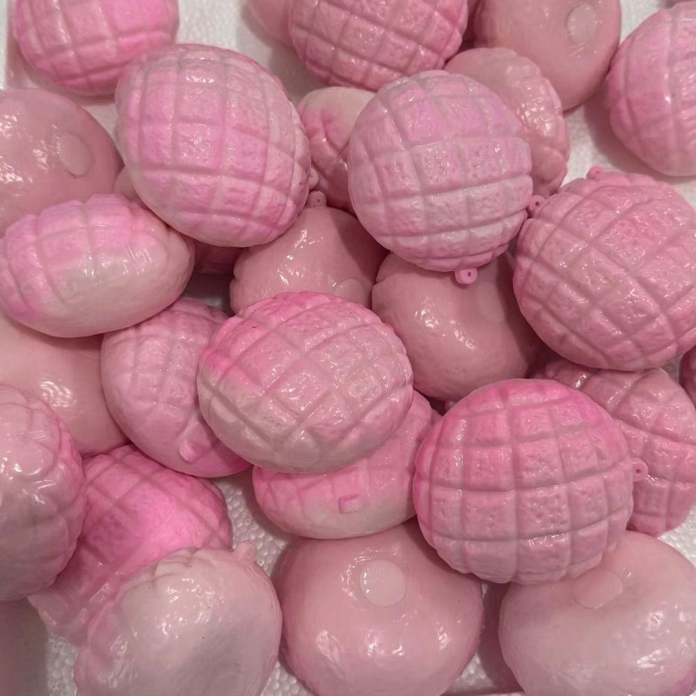 Non-Bounce Pineapple Bun Squishy Food-Shaped Sensory Fidget Ball Noodle Squeeze Toys Xmas Gift