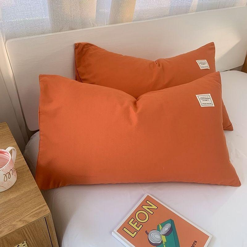 Сплошные цветные наволочки, 2 шт., простые удобные наволочки