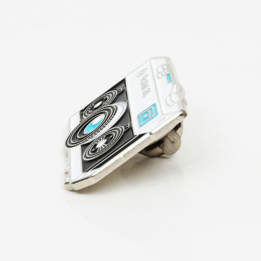 ROLLEI RL-032-SI 35 Camera Pin Badge with Camera Motif, 109451