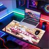 Personalizowana podkładka pod mysz z imieniem i wzorem Genshin Impact, Mata na biurko do laptopa PC, Dekoracyjna mata na biurko do domu, Podkładka pod klawiaturę, Prezent