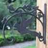 Retro Cast Iron Bird Wall Hooks & Hangers for Baskets & Lanterns