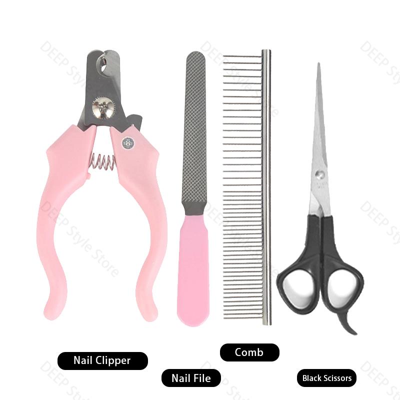 

Multifunctional Pet Clippers Rechargeable Electric Grooming Kit for Cats and Dogs Low Noise Hair Trimmer Set Pet Shaver