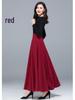 Plus Size A-Line Flowing Skirt – New Spring/Autumn Style for a Professional, Slimming Look