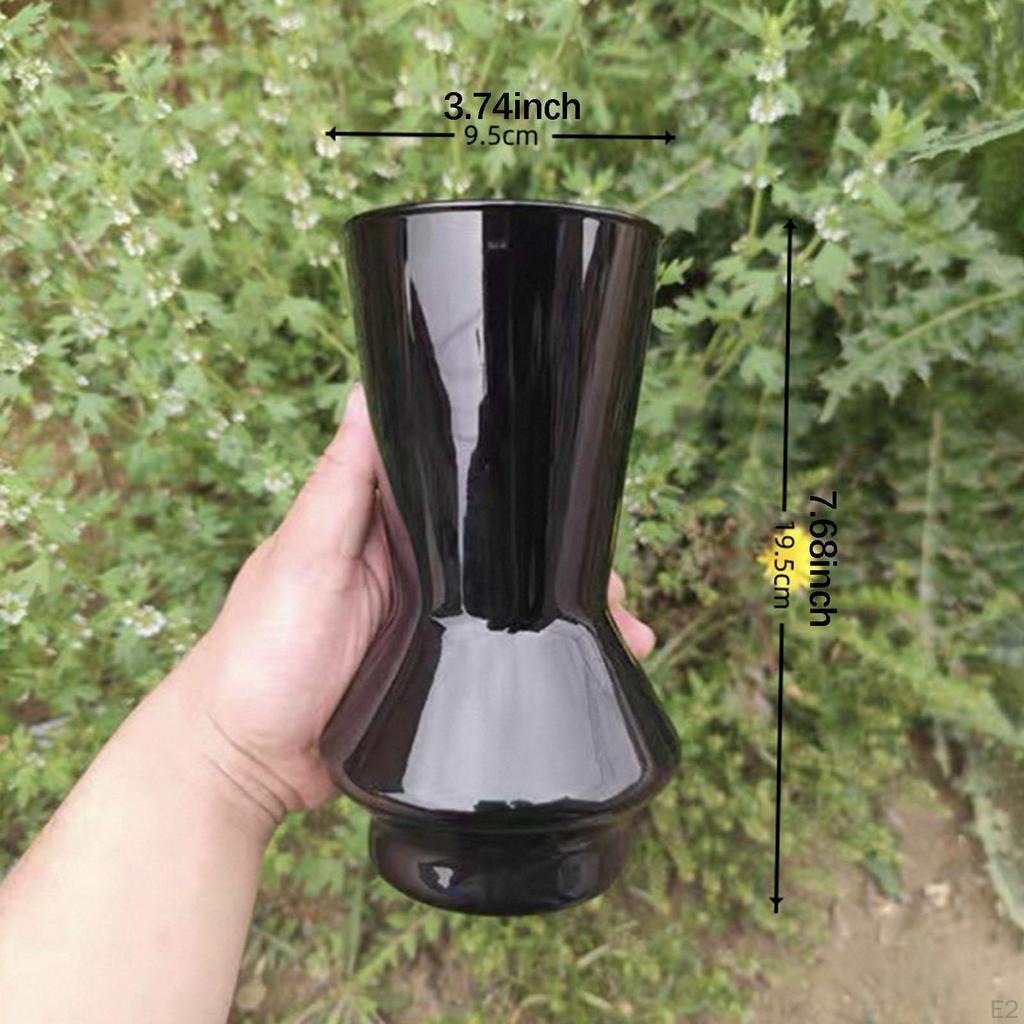 Glass Flower Vase Desktop Ornament Photo Prop,Creative, Container,Floral Arrangements for Indoor