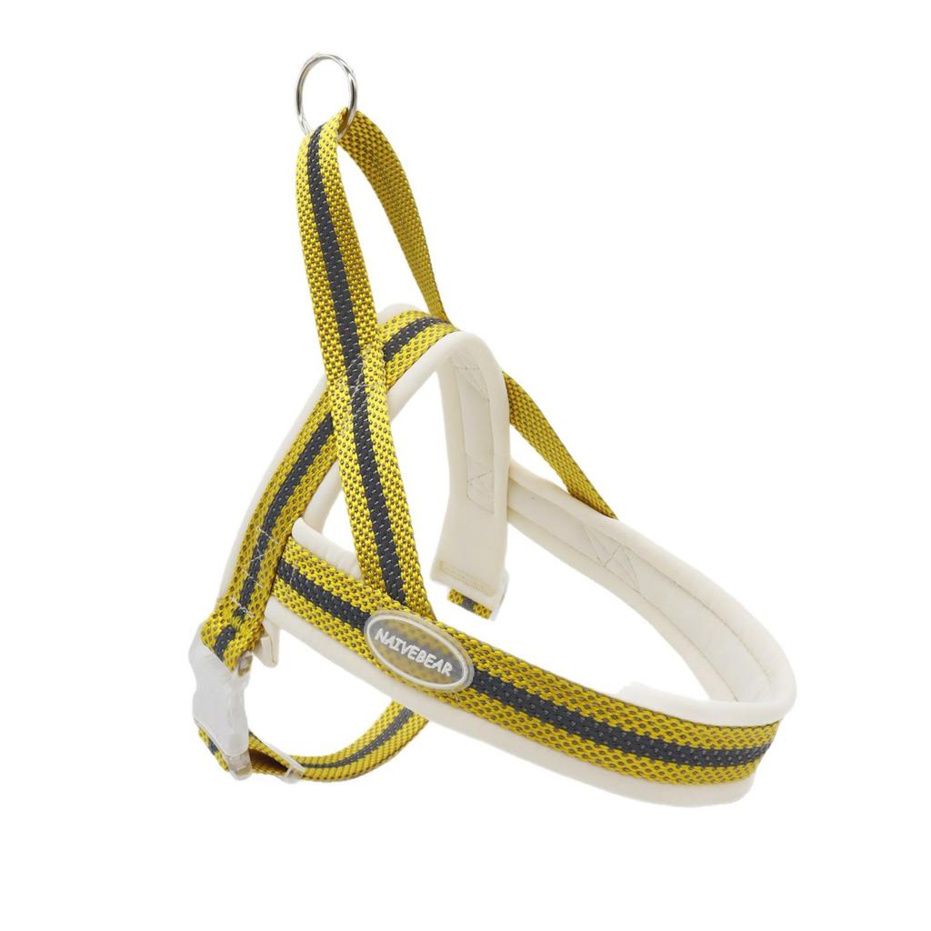 Saddle-Style Shock-Absorbing Dog Harness and Leash for Walking Bichon, Teddy, Corgi