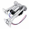 600DB Dual Trumpets 12V 15A Super Loud Horns Kit Universal For 12V Cars Motorcycles Trucks Trains Boats Accessories