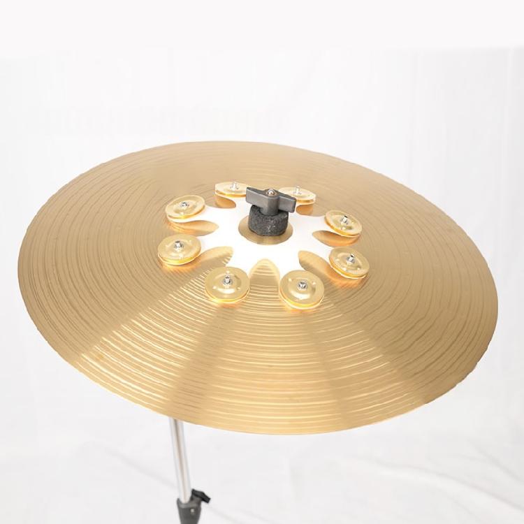 Discos de Sonido de Latón Platillo Campana Platillo Campana Pandereta Hi-hat Para Tambor Accesorios de Percusión Suministro de Tambores Anillo de Tambores Anillo de Tambores