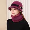 Rabbit Fur Thermal Hat Women's Fashion Cold-proof Wool Cap Autumn and Winter In The Elderly Fleece Cold-proof Cap