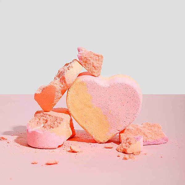 Sobia Tropical Heart Bath Bubble Bar (Freesia)