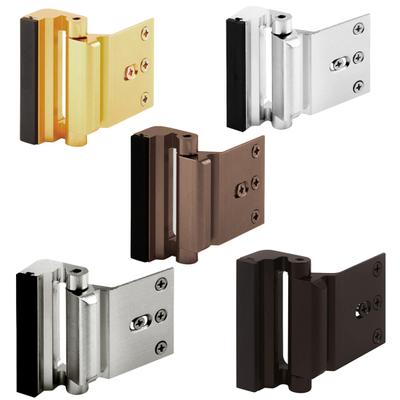 Hardware per tappo di sicurezza Defender per serratura di rinforzo per porta domestica in lega di alluminio