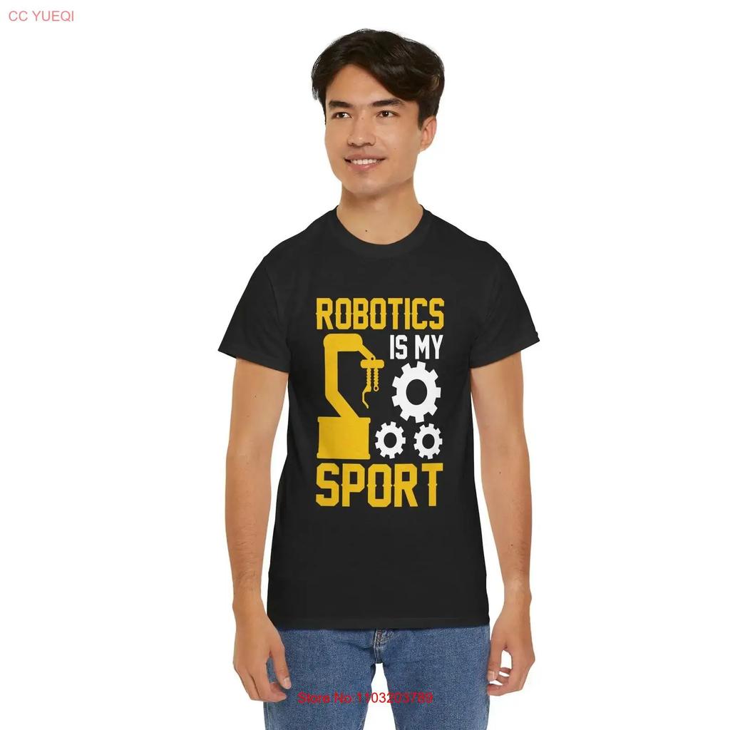 Ai Sci Fi Robot T Shirt Cyber Mecha Machine Futuristic Nerd Engineer Vintage Top For Everyday Wear Stretched Breathable