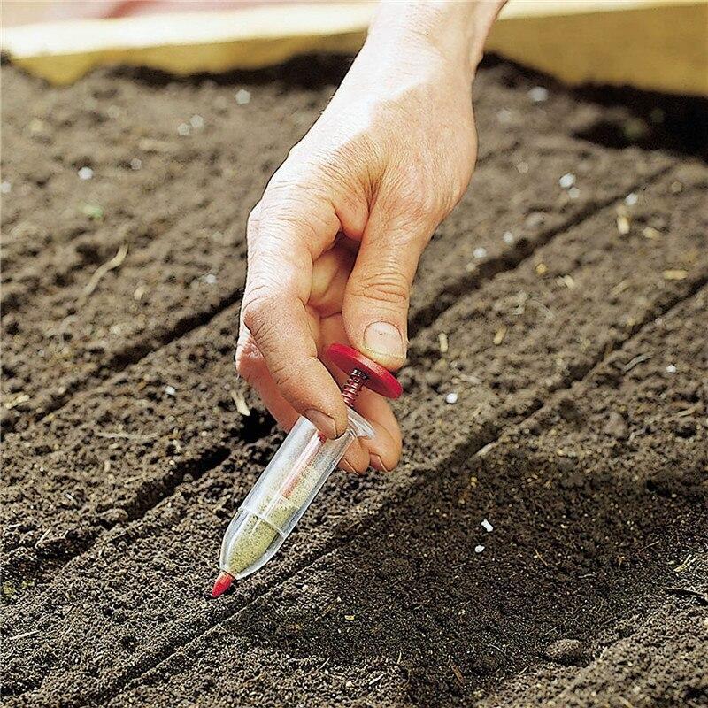 1Pc Handheld Seed Dispenser, Mini Manual Seeder Tool For Garden Planting, Flower Pot & Garden Bed Essential Gardening Supplies
