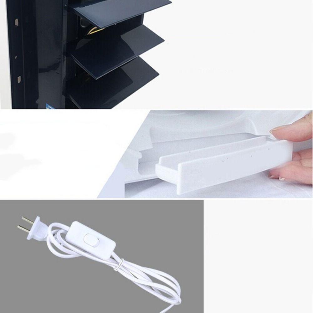 Through-wall Exhaust Fan 8/10 Inch Blower Ventilation New Ventilation Fan for Bathroom Kitchen