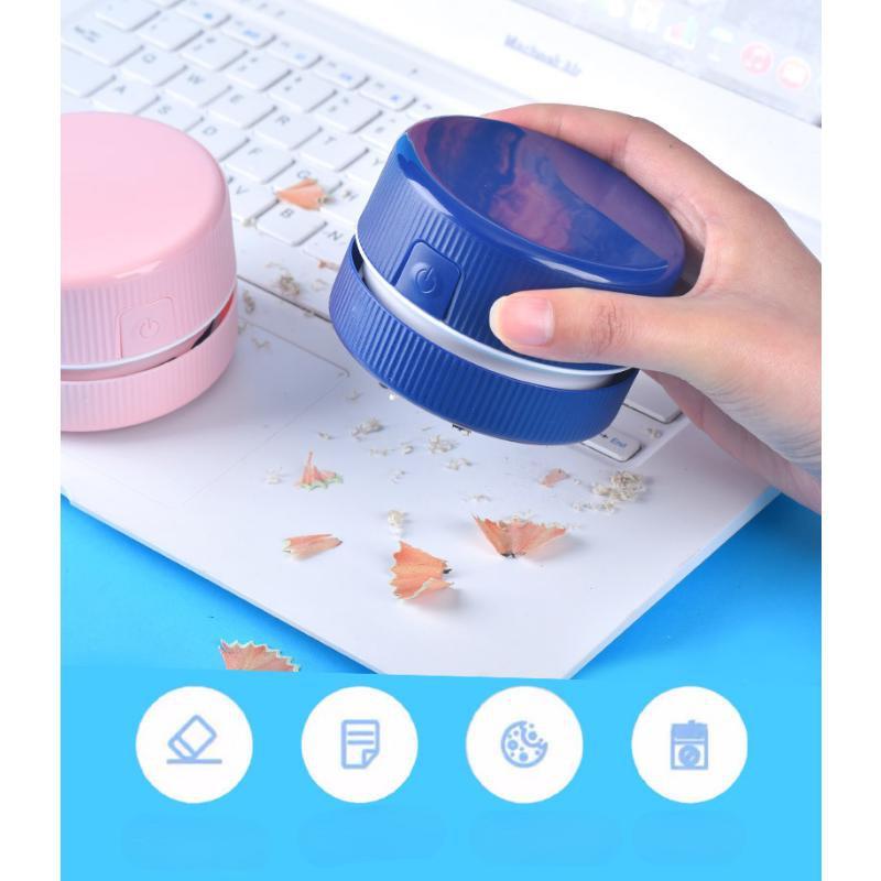 Aspirator de birou Mini Mic de uz casnic Curățător de confetti de cauciuc Portabil Rechizite pentru studenți Aspiratoare portabile de exterior