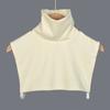 Fake Collar Pull-Over False Collar High-Neck Design Double-Sided Velvet Cold-Proof Neck Protector Autumn Winter Decoration
