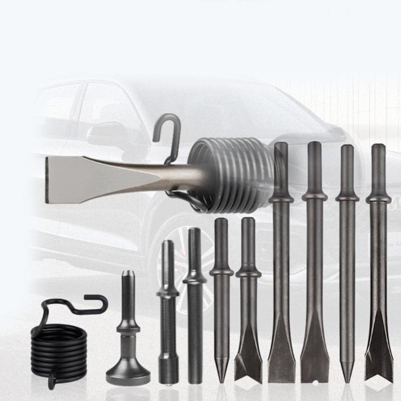 Air Hammer Bits Set Pneumatic Hammer Chisel Bits Air Chisel Bits Air Hammer Punch Chipping Bits Set Air Hammer Repair