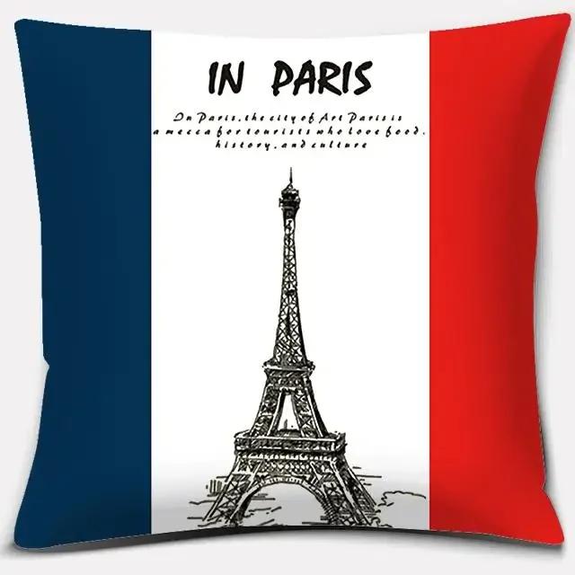 Home Decor LOVE England Series Printed Square Polyester Pillowcase Cushion Cover Bedroom Living Room Ornament Funda De Almohada