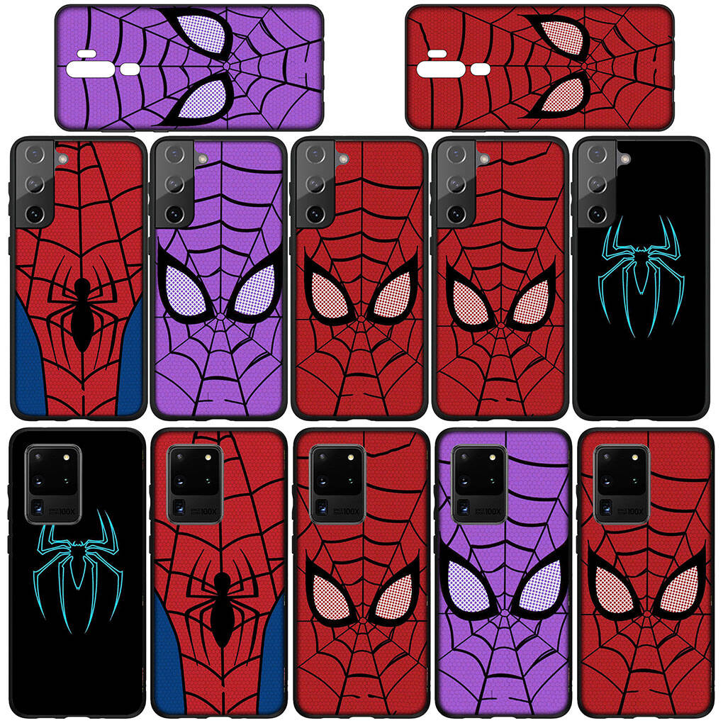 Phone Case for Samsung Galaxy S25 S23 S22 S24 Ultra FE A05 A06 A15 A16 A36 A37 A35 A54 A55 A56 A57 A25 A26 A53 A17 Spiderman Marvel Spider Man Cartoon