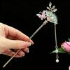 Vintage Butterfly Tassel Hairpins: Elegant Chinese Hair Accessories for Cheongsam Attire