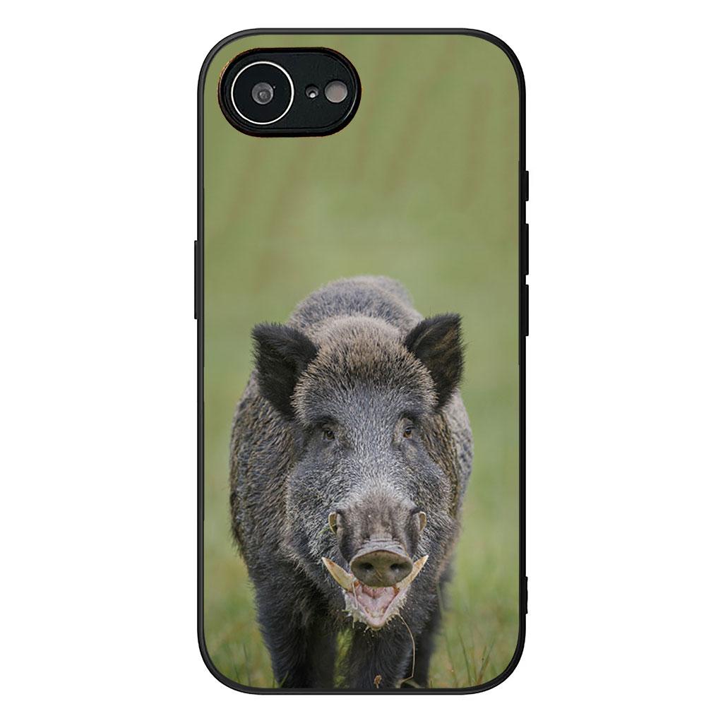 Wildschwein Schwein Handyhülle für Samsung Galaxy A36 A17 A26 A07 A35 A54 A53 A13 A33 A34 S8 S9 S20 S21 FE S10 Plus Hülle