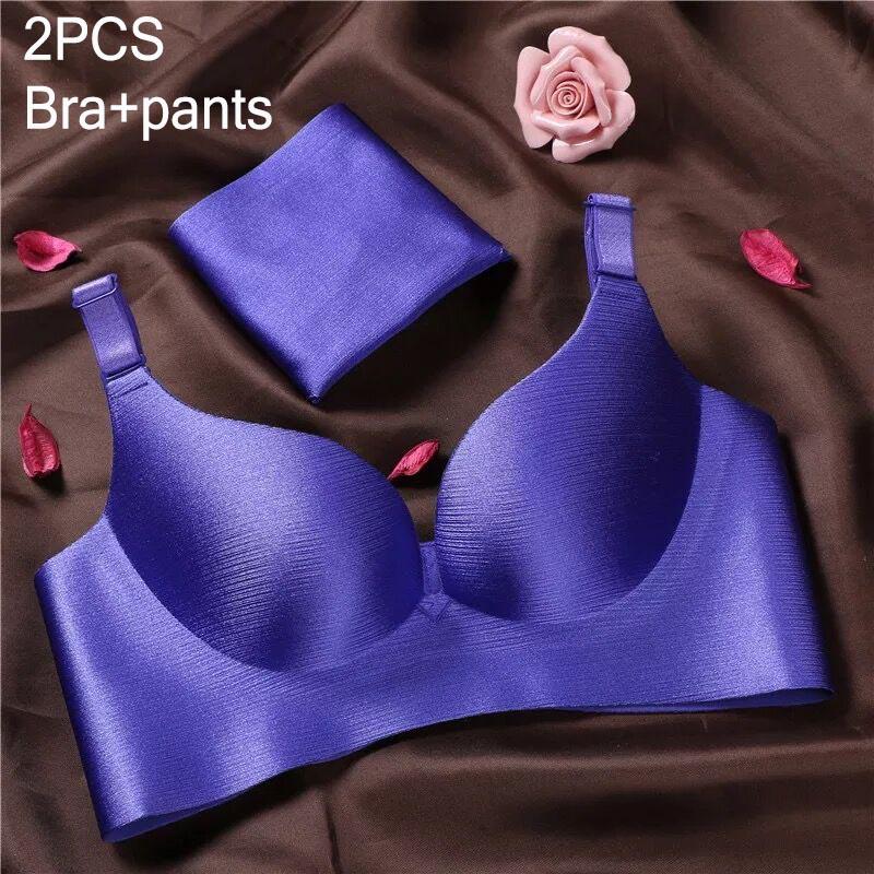 

Комплект с бюстгальтером пуш-ап плюс размер, женский кружевной комплект нижнего белья, комплекты нижнего белья, бюстгальтеры и трусики 85A