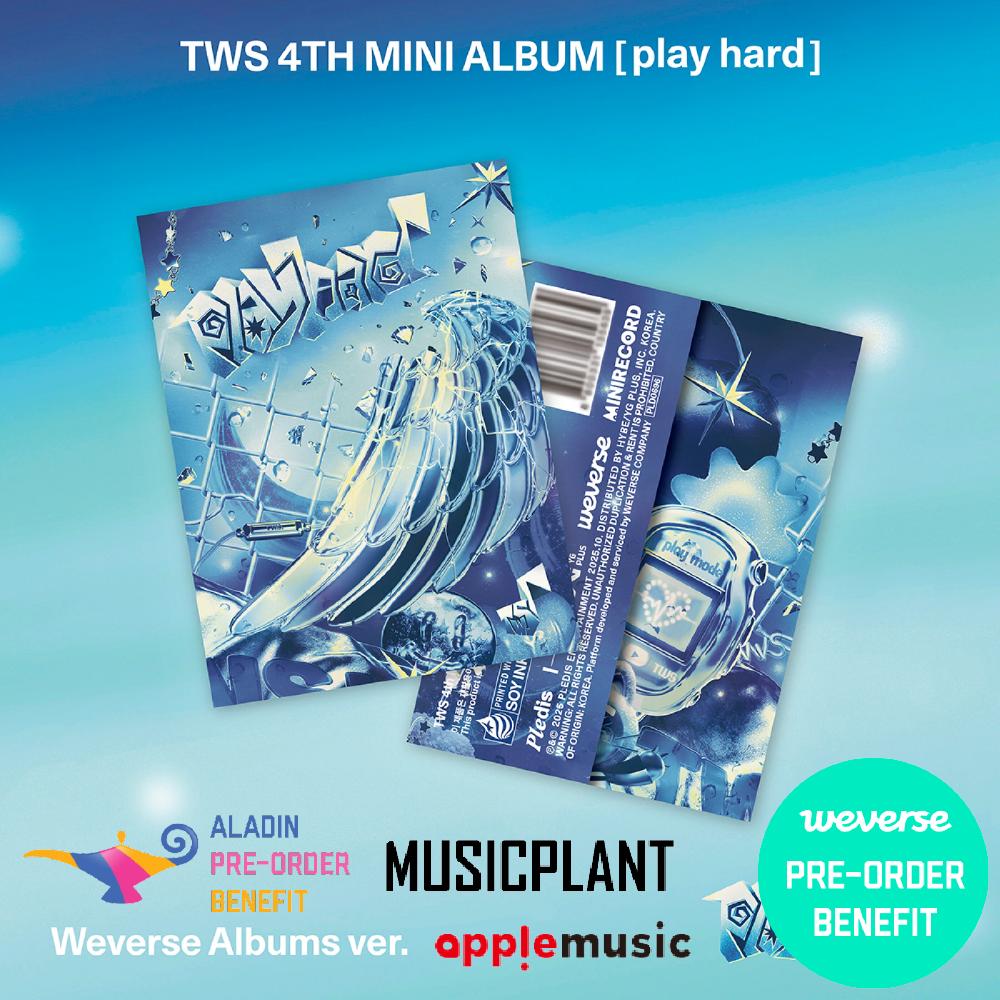 

Предзаказ 4-го мини-альбома TWS play hard версия Weverse Albums. И МАГАЗИН ПОБ MUSICPLANT POB