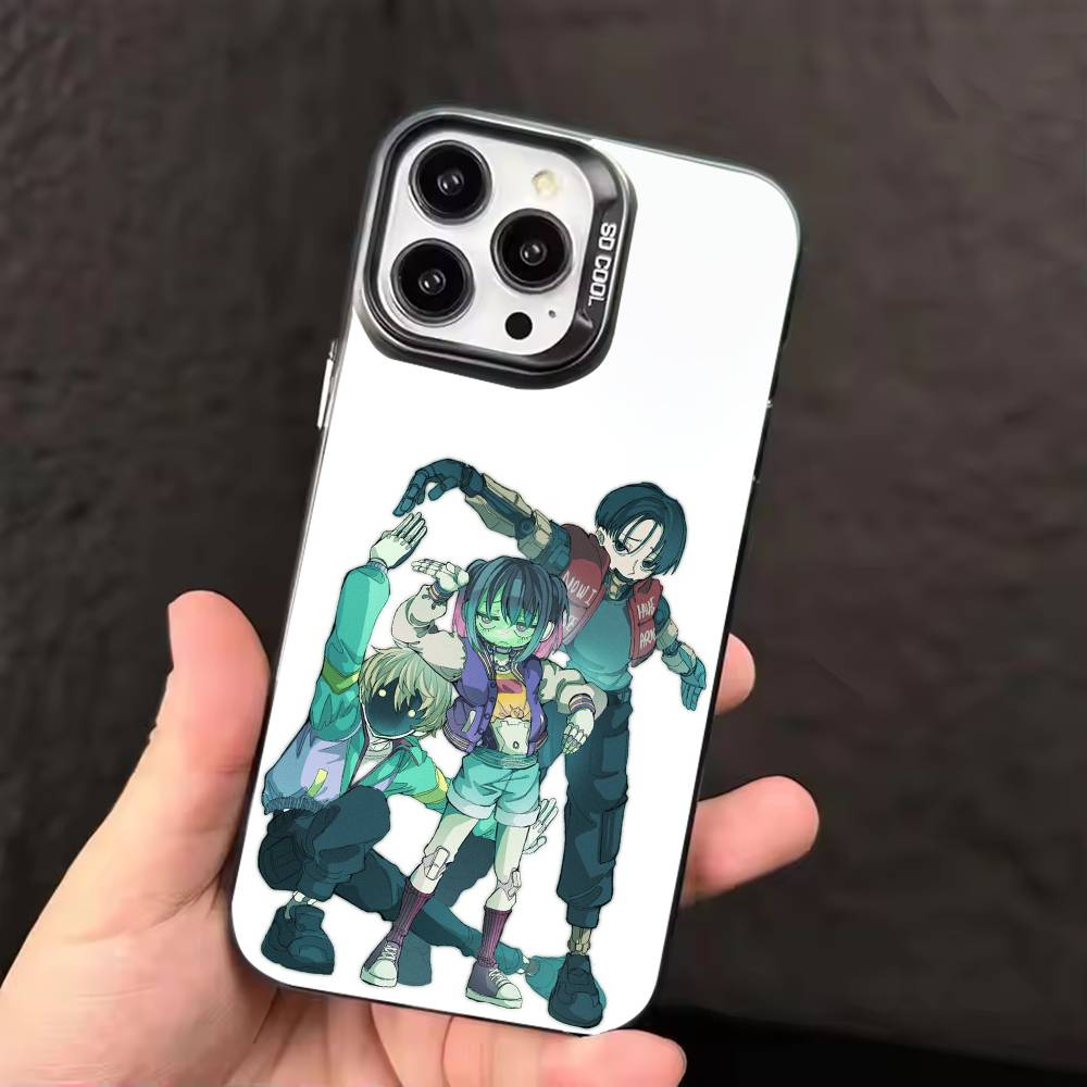 Anime M-Milky Subway Phone Case For iPhone 17,16,15,14,13,12,11,Pro Max,Plus Candy Silver Cover
