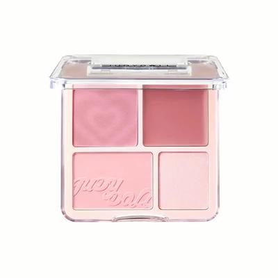 Judy Doll 4-Color Multi-Makeup Palette: Cheek, Eyeshadow, Highlighter, and Under-Eye Makeup (9g, 7 Colors)  New Color (#03)