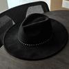 Winter Suede Wide-brimmed Fedora Hat for Women and Men Church Jazz Cap Panama Felt Hat Outdoor Windproof Hat Wholesale