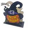 Halloween Napkin Holder Wooden Holder Ghost Pumpkin Decorative Tabletop Tissue Dispenser Desktop Paper Storage Organizer for Holiday Dinner