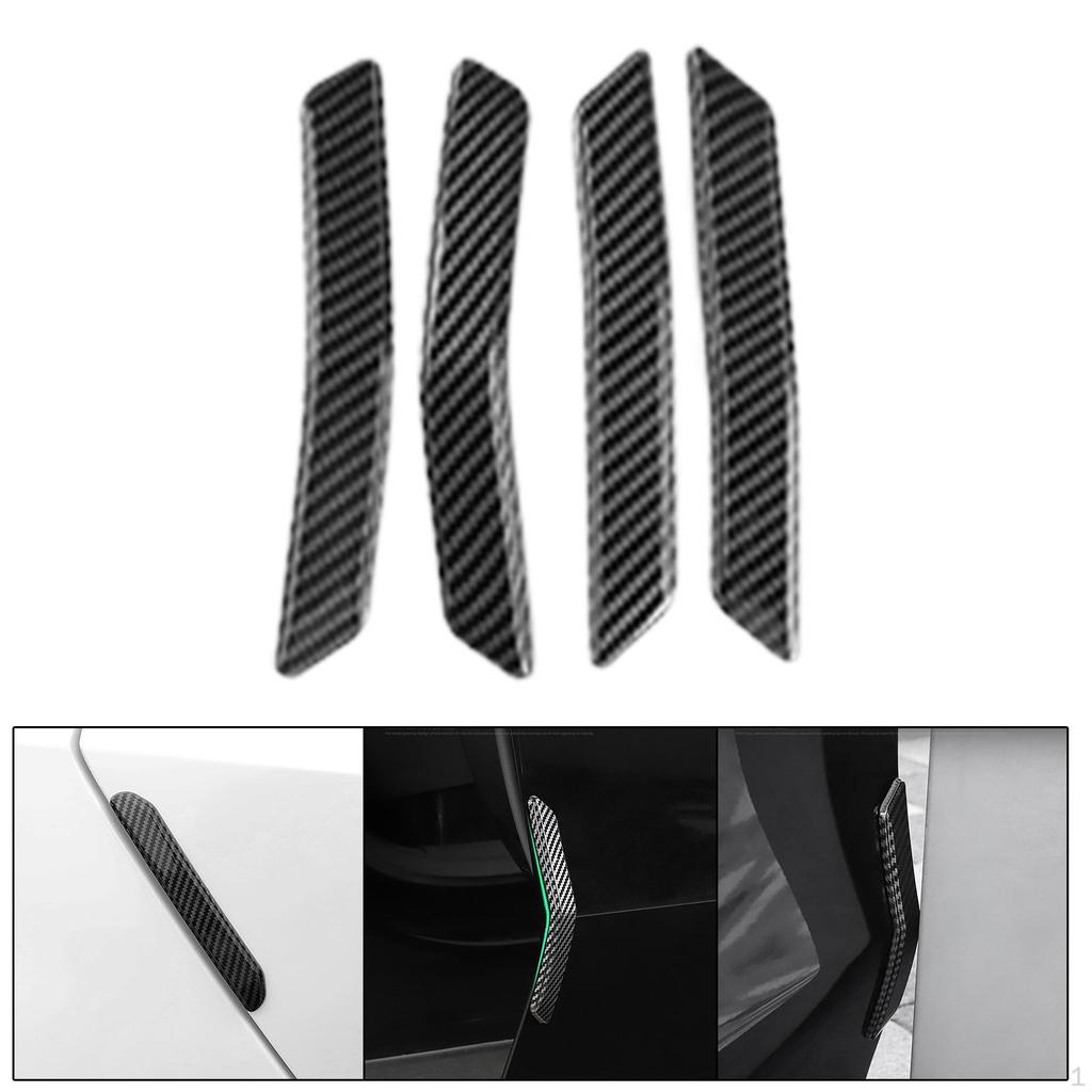 4 Pieces Door Edge Guard Strip Anti Friction Scratch Protector Front and Rear for Model Y Automotive