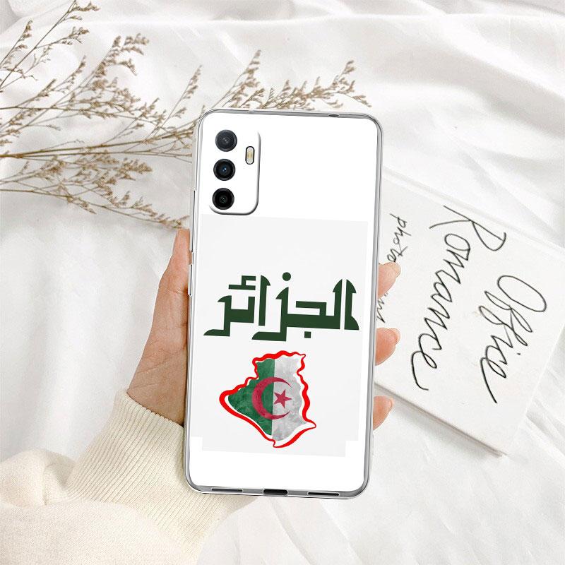 IK3 Algerischer Reisepass Flagge Transparente Handyhülle für Samsung Galaxy A04 A04S A14 A23 A34 A54 M23 M33 M52 M53