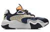 Li Ning Cat Paw Lite Comfortable Cushioning Slip Resistant Abrasion Resistant Low Top Running Shoes Men's Blue Black AGLQ107-3